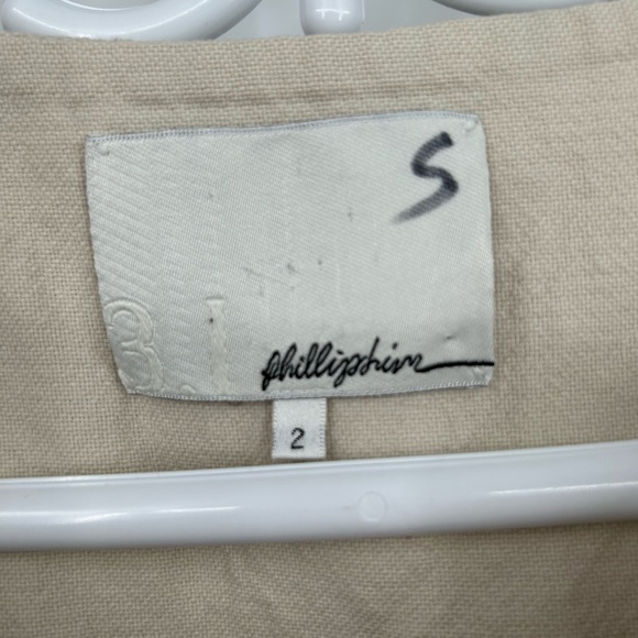 3.1 Phillip Lim Beige Dress with Pockets Boatneck Size 2 - Picture 4 of 6